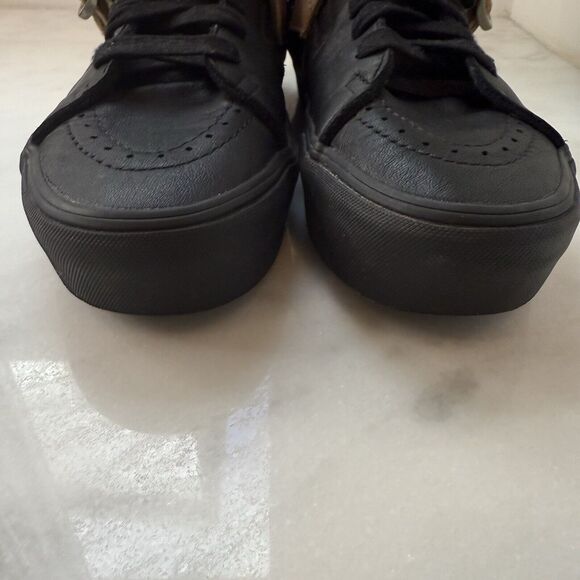 Vans Sk8-hi Platform Vivienne Westwood Anglomania Buckle Shoes Womens 8.5 Black - Picture 7 of 14
